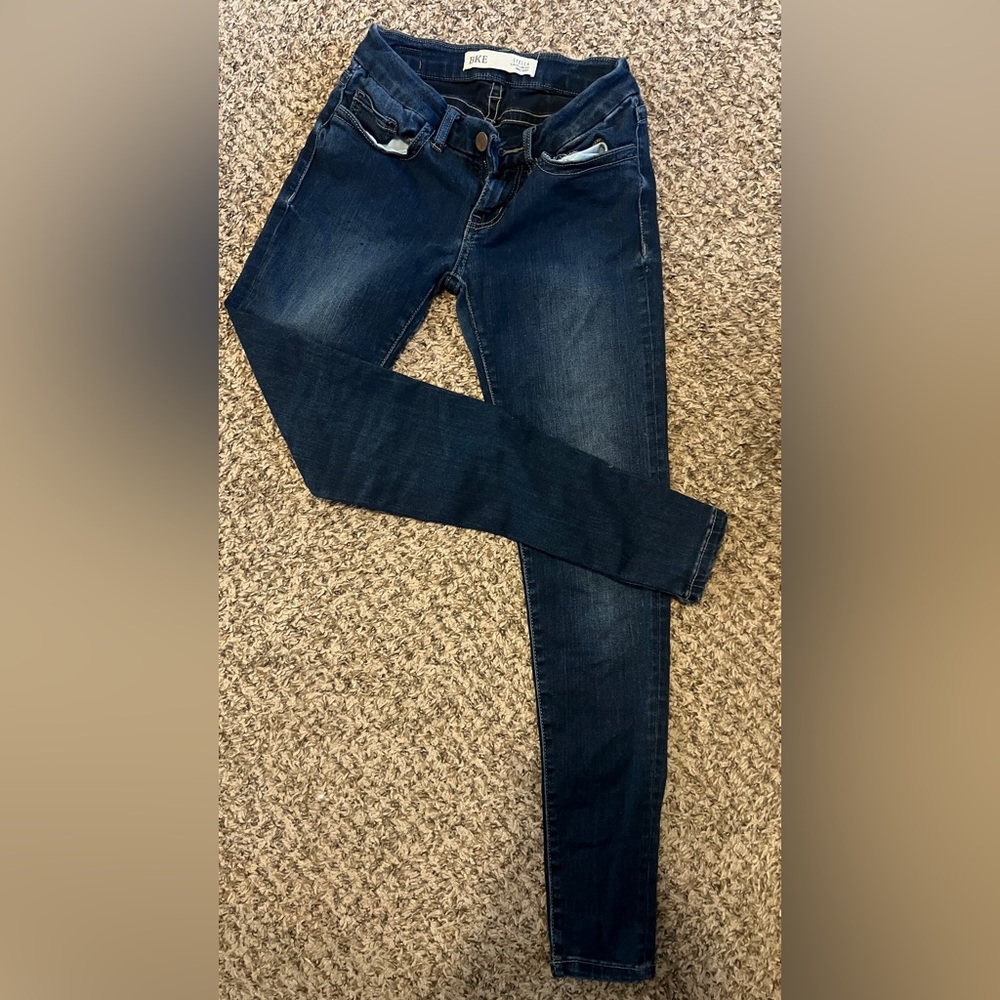 BKE Dark Blue Skinny Jeans